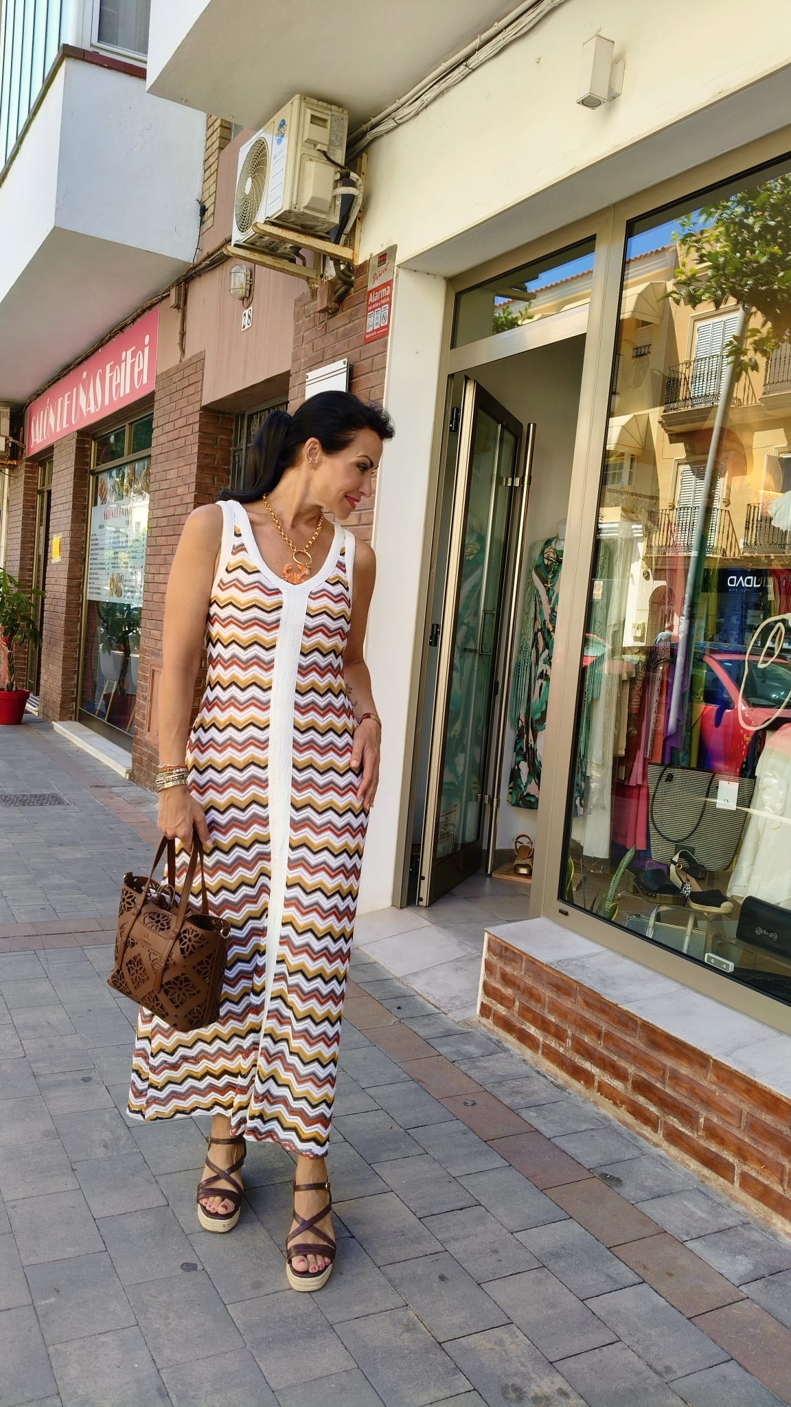VESTIDO GEOMETRICO AMICHI