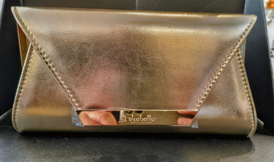 Bolso cartera dorada, bronce o rosada