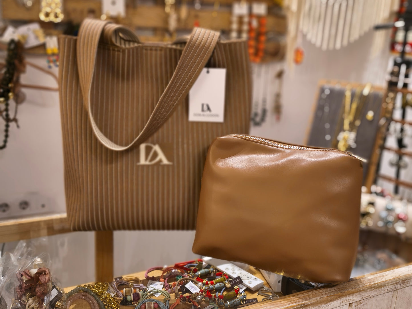 Bolso Don Algodón de Rayas · Casual ·