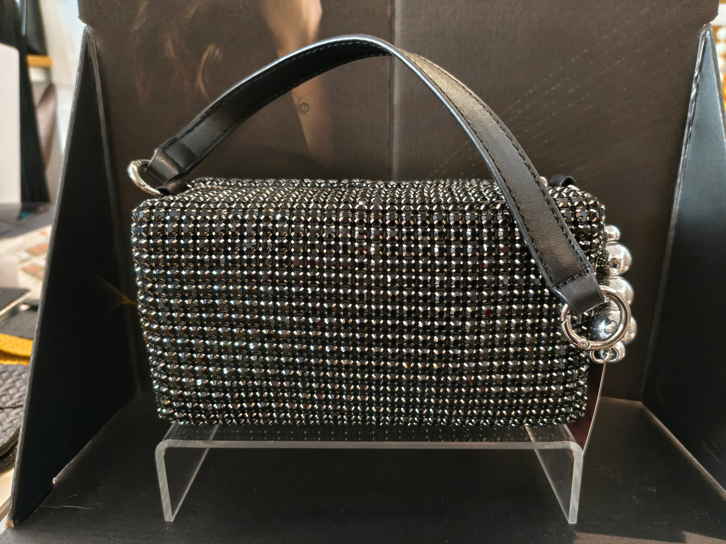 Bolso fiesta strass oro, plata o negro
