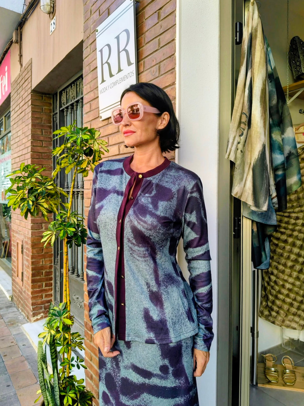 Cárdigan estampado de mujer | Elegancia y estilo