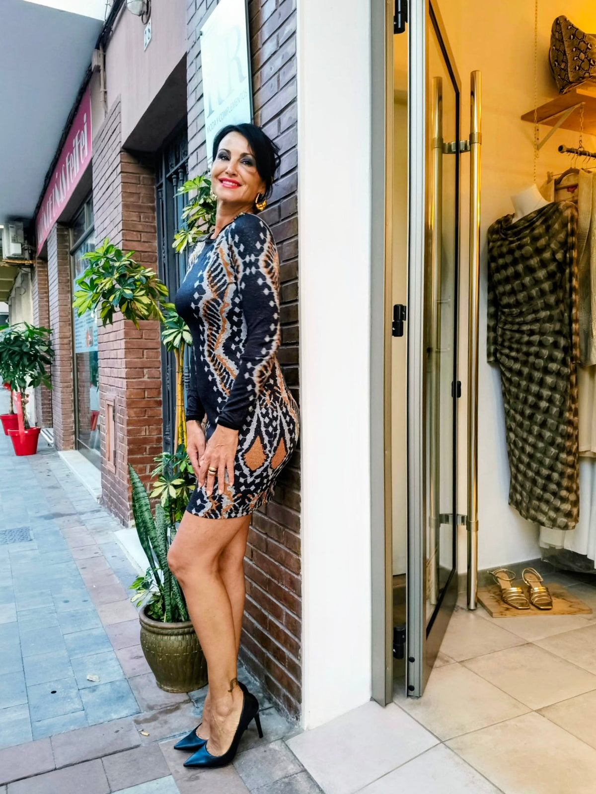 Vestido corto ajustado Bizantino de Malalá